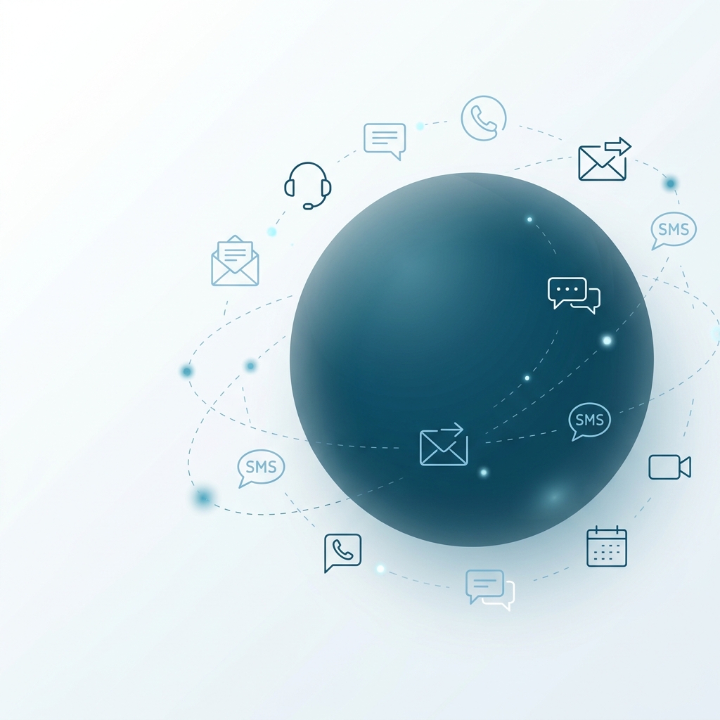 Communication channels illustration